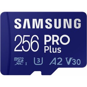 Samsung PRO Plus SDXC 256GB UHS-I U3 (Class 10) + adaptér - MB-MD256KA/EU