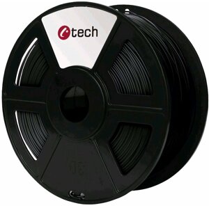 C-TECH tisková struna (filament), HIPS, 1,75mm, 1kg, černá - 3DF-HIPS1.75-BK