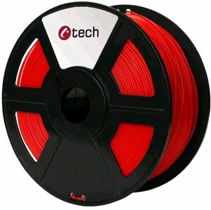 C-TECH tisková struna (filament), HIPS, 1,75mm, 1kg, červená - 3DF-HIPS1.75-R