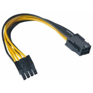 Akasa kabel PCIe 6-pin na 8-pin, ATX 12V, 15cm - AK-CB051