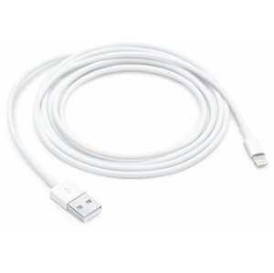 Apple kabel USB-A - Lightning, M/M, nabíjecí, datový, 2m, bílá - MD819ZM/A