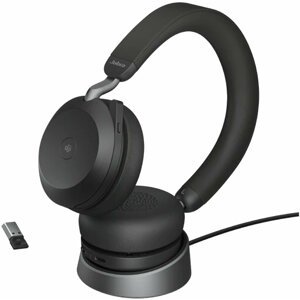 Jabra Evolve2 75, USB-A, stojánek, černá - 27599-999-989