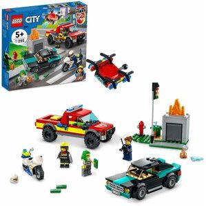 LEGO® City 60319 Hasiči a policejní honička - 60319
