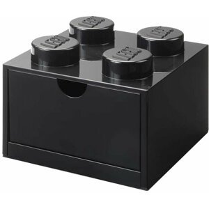 Stolní box LEGO, se zásuvkou, malý (4), černá - 40201733