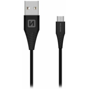 SWISSTEN datový kabel USB-A - micro USB, 1.5m, černá - 71504301