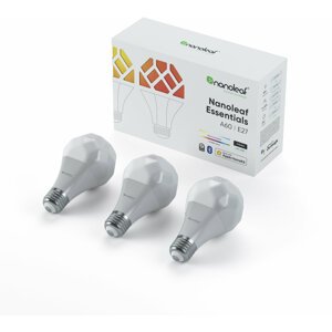 Nanoleaf Essentials Smart A19 Bulb, E27 3 Pack - NL45-0800WT240E27-3PK