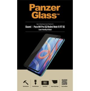 PanzerGlass ochranné sklo Edge-to-Edge pro Xiaomi Redmi Note 11/11T 5G / Poco M4 Pro 5G, černá - 8051