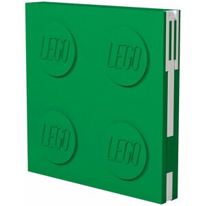 Zápisník LEGO, s gelovým perem, zelená - 52443