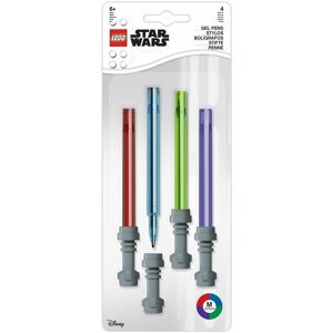 Pero LEGO Star Wars - světelný meč, mix barev, gelové, 4ks - 52875