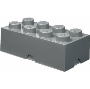 Úložný box LEGO, velký (8), tmavě šedá - 40041754
