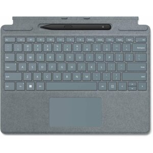 Microsoft Surface Pro Signature Keyboard + Pen bundle (Ice Blue), CZ&SK - 8X6-00091