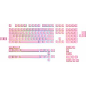 Glorious vyměnitelné klávesy Aura v2, 145 kláves, růžové, US - GLO-KC-AURA2-P