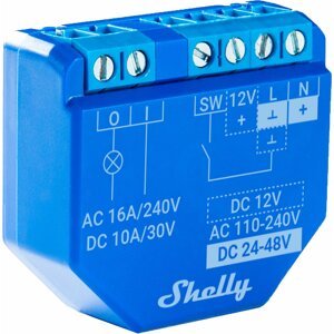 Shelly spínací modul 1 PLUS, 1x16A, WiFi - SHELLY-1-PLUS