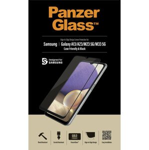 PanzerGlass ochranné sklo Edge-to-Edge pro Samsung Galaxy A13/A23/ M23 5G/M33 5G, černá - 7306