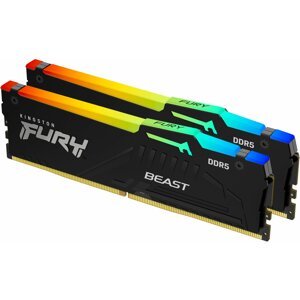 Kingston Fury Beast RGB 32GB (2x16GB) DDR5 4800 CL38 - KF548C38BBAK2-32