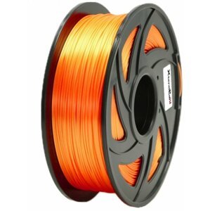 XtendLAN tisková struna (filament), PLA, 1,75mm, 1kg, lesklý oranžový - 3DF-PLA1.75-SOR 1kg