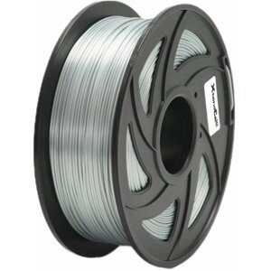 XtendLAN tisková struna (filament), PLA, 1,75mm, 1kg, lesklý stříbrný - 3DF-PLA1.75-SSL 1kg