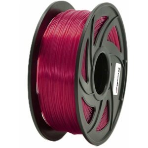 XtendLAN tisková struna (filament), PLA, 1,75mm, 1kg, průhledný červený - 3DF-PLA1.75-TRB 1kg