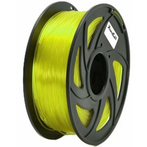 XtendLAN tisková struna (filament), PLA, 1,75mm, 1kg, průhledný žlutý - 3DF-PLA1.75-TYL 1kg