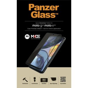 PanzerGlass ochranné sklo Edge-to-Edge pro Motorola Moto g22/e32, černá - 6561
