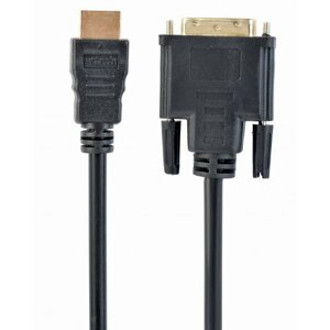 Gembird CABLEXPERT kabel HDMI - DVI, 4.5m, stíněný, zlacené kontakty - CC-HDMI-DVI-15