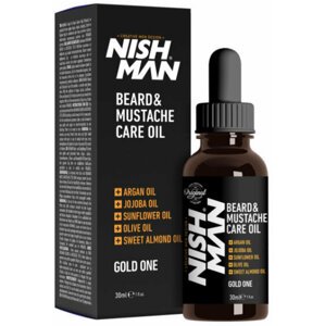 Nishman Beard & Mustache olej na vousy 30 ml - 8682035084563