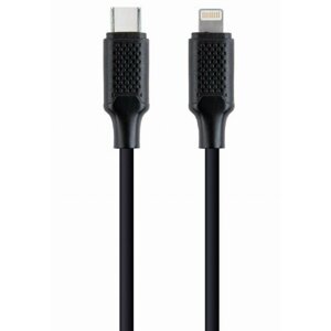 Gembird CABLEXPERT kabel USB-C - Lightning, datový, 1.5m, černá - CC-USB2-CM8PM-1.5M