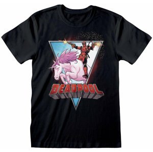 Tričko Deadpool - Unicorn Rider (M) - 05055910341212