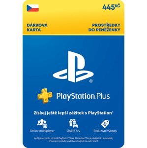 Karta PlayStation Store - Dárková karta 445 Kč - elektronicky - SCEE-CZ-00044500