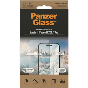 PanzerGlass ochranné sklo pro Apple iPhone 14 Pro s Anti-reflexní vrstvou a instalačním rámečkem - 2788