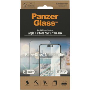 PanzerGlass ochranné sklo pro Apple iPhone 14 Pro Max s Anti-reflexní vrstvou a instalačním rámečkem - 2790