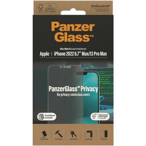 PanzerGlass ochranné sklo Privacy pro Apple iPhone 14 Plus/13 Pro Max s instalačním rámečkem - P2785