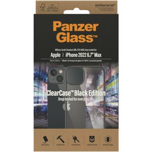 PanzerGlass ochranný kryt ClearCase Apple iPhone 14 Plus (Black edition) - 0407
