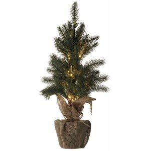Emos LED vánoční stromek, 52 cm, 3x AA, vnitřní, teplá bílá, časovač - DCTW01