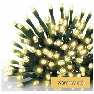 Emos LED vánoční řetěz zelený, 12 m, venkovní i vnitřní, teplá bílá - D4AW09