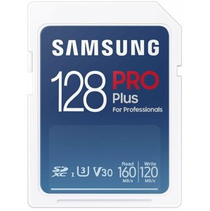 Samsung SDXC 128GB PRO Plus UHS-I U3 (Class 10) - MB-SD128K/EU