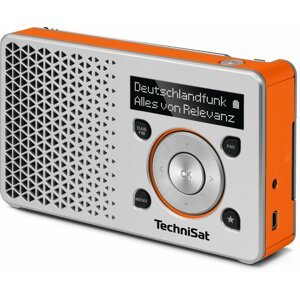 TechniSat DigitRadio 1, stříbrná/oranžová - 0003/4997