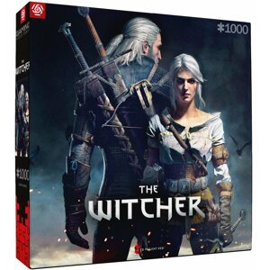 Puzzle The Witcher - Geralt & Ciri, 1000 dílků - 05908305236023