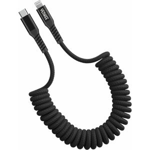 YENKEE kabel YCU 503 BK USB-C - Lightning, MFi, 12W, kroucený, opletený, černá - 35056658