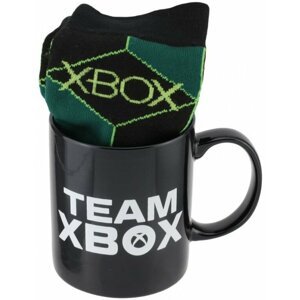 Dárkový set Xbox - Team Xbox, hrnek a ponožky, 315 ml, 41-46 - PP7531XB