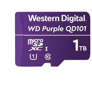 WD Micro SDXC Purple Class 10 - 1TB, fialová - WDD100T1P0C