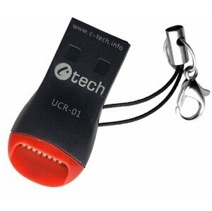 C-TECH čtečka karet, USB-A 2.0, micro SD - UCR-01