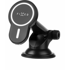 FIXED držák s bezdrátovým nabíjením MagClick XL s podporou uchycení MagSafe, 15W, černá - FIXMCLI-XL-BK