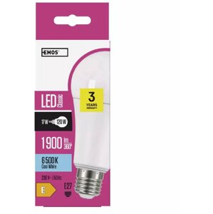 Emos LED žárovka Classic A67 17W, 1900lm, E27, studená bílá - 1525733112