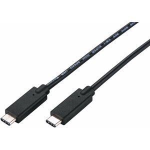 C-TECH kabel USB-C 3.2, M/M, 20Gbps, PD 100W, 1m. černá - CB-USB32-10B