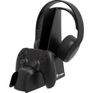 Snakebyte Dual Charge 5 & Headset Stand, PS5, černá - SB918636
