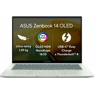 ASUS Zenbook 14 OLED (UX3402, 12th Gen Intel), stříbrná - UX3402ZA-OLED673W