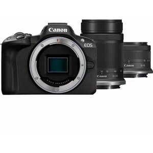 Canon EOS R50, černá + RF-S 18-45 IS STM + RF-S 55-210 mm F5-7.1 IS - 5811C023