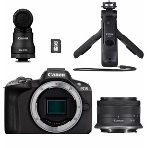 Canon EOS R50, černá + RF-S 18-45 CREATOR KIT - 5811C035