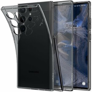 Spigen ochranný kryt Liquid Crystal pro Samsung Galaxy S23 Ultra, černá - ACS05611